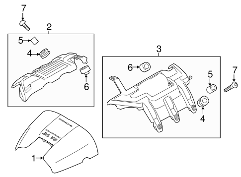 Panamera ENGINE APPEARANCE COVER