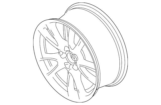 BR3Z-1007-D Деталь WHEEL, ALLOY