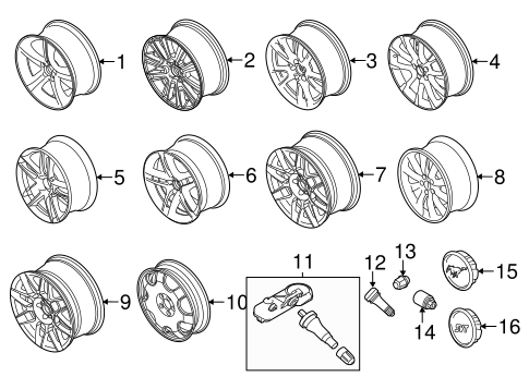 Front Suspension/Covers & Trim for 2014 Ford Mustang #1