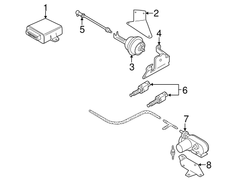 Cruise Control System for 2000 Volkswagen Passat #0