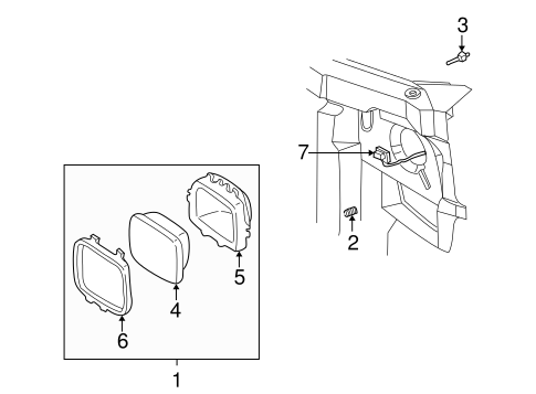 Electrical, Lighting & Body/Hardware for 2014 Chevrolet Express 2500 #1