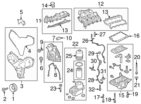 Range Rover Sport ENGINE PARTS