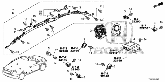SRS Unit for 2015 Honda Accord #0