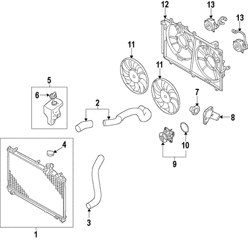 Water Pump for 2019 Mitsubishi Eclipse Cross #1