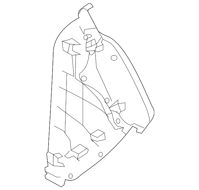 LR044551 Деталь SIDE PANEL, RIGHT