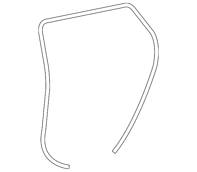 19184763 Деталь REAR DOOR TRIM, RIGHT