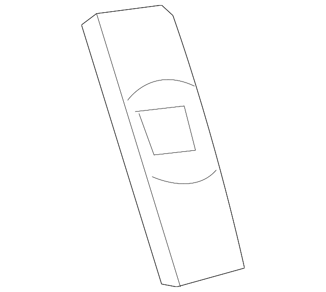19204168 Деталь SEAT BELT GUIDE, LEFT