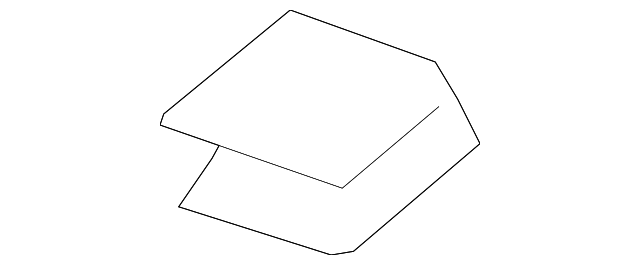 88970345 Деталь UPR CTR PLR TRIM RETAINER CLIP, RIGHT
