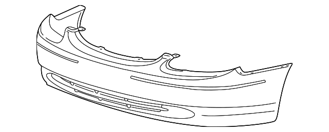 2F1Z-17D957-BA Деталь BUMPER COVER