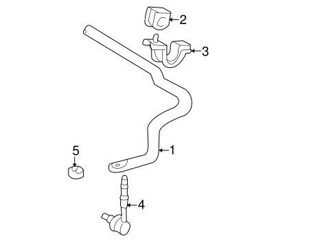 FRONT SUSPENSION/STABILIZER BAR & COMPONENTS for 2005 Toyota Sequoia #1