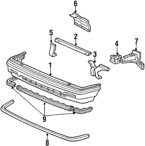 Extension, R Front Bumper Extension, R Front Bumper