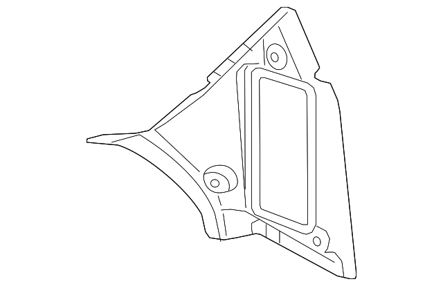 31333754 Деталь EXTENSION PANEL, LEFT