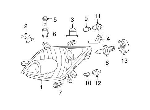 ELECTRICAL/BULBS - CHASSIS for 2006 Scion xA #2