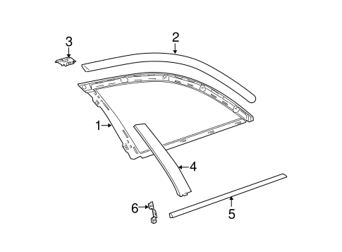 Glass & Hardware for 2007 Mercedes-Benz E 350 #0