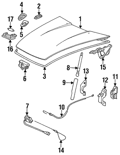 911 HOOD & COMPONENTS