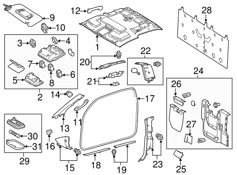 BODY/INTERIOR TRIM - CAB for 2016 Toyota Tacoma #1