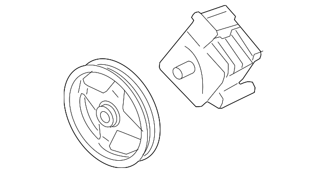 5W4Z-3A696-A Деталь POWER STEERING PUMP
