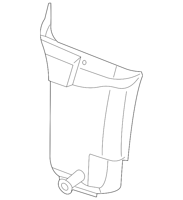 986-504-573-01 Деталь SPLASH SHIELD, LEFT