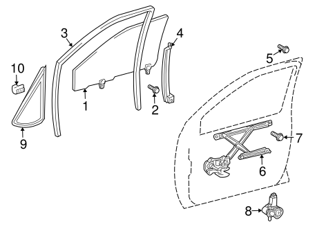 BODY/REAR DOOR for 2007 Toyota Prius #1