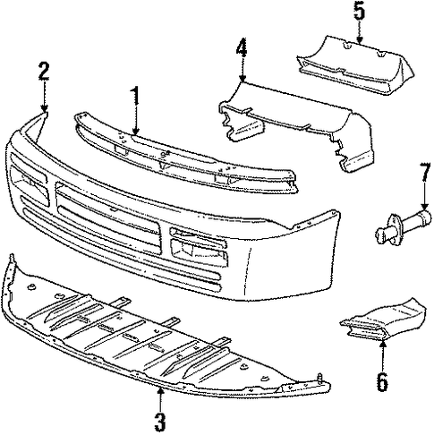 944 BUMPER & COMPONENTS - FRONT 2