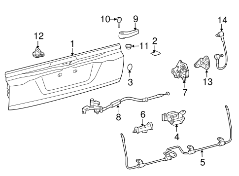 BODY/GATE & HARDWARE for 2013 Toyota Land Cruiser #2