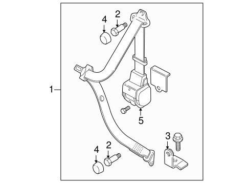 Discovery REAR SEAT BELTS 2