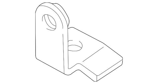 AWR6308 Деталь BELT & RETRACTOR MOUNT BRACKET, RIGHT