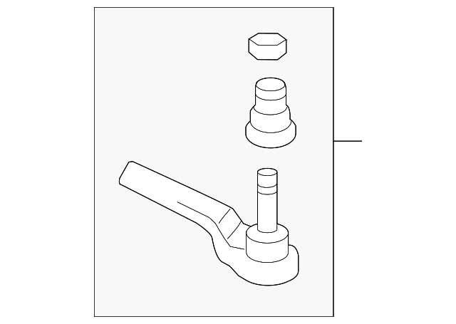 88967177 Деталь OUTER TIE ROD