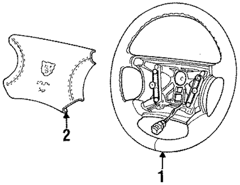 XJ12 STEERING WHEEL & TRIM