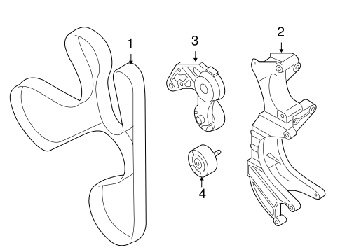 Cayenne BELTS & PULLEYS