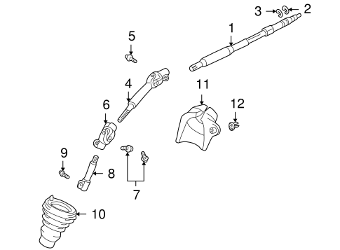 Shaft & Internal Components for 2003 Toyota Echo #1