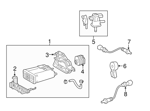 EMISSION SYSTEM/EMISSION COMPONENTS for 2013 Toyota RAV4 #1