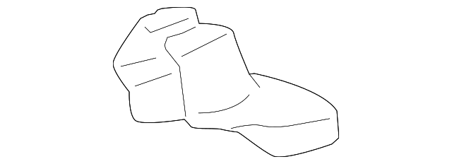 19185035 Деталь TRACK END COVER, LEFT