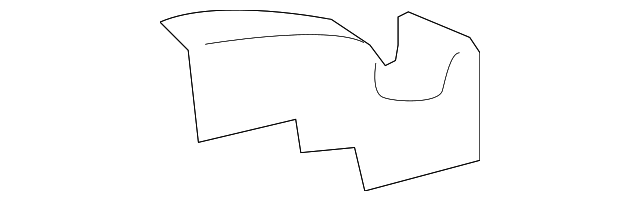 19184966 Деталь RAIL COVER, LEFT