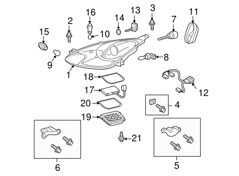 ELECTRICAL/HEADLAMP COMPONENTS for 2003 Toyota Celica #2