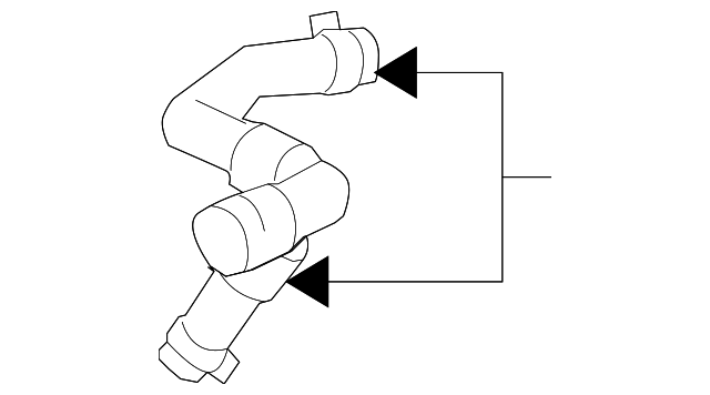 XR849192 Деталь RESERVOIR HOSE
