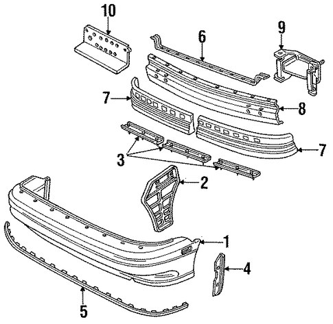 Capri BUMPER & COMPONENTS - REAR