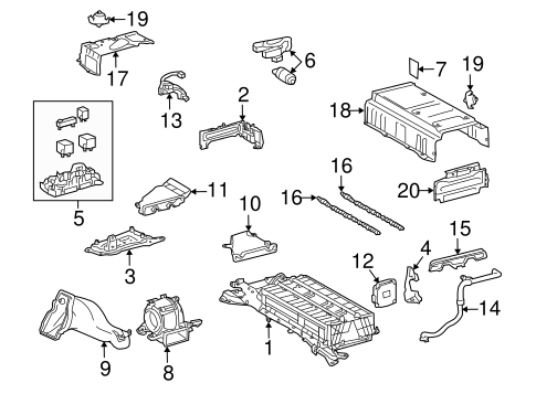 ELECTRICAL/BATTERY for 2012 Toyota Prius #1