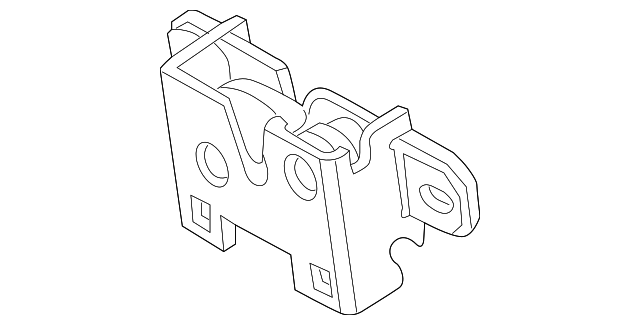 C2C3123 Деталь LATCH, LEFT