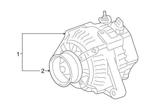 ELECTRICAL/ALTERNATOR for 2011 Toyota Venza #1