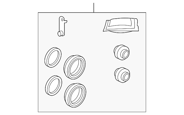 LR015580 CALIPER BUSHING KIT, LEFT