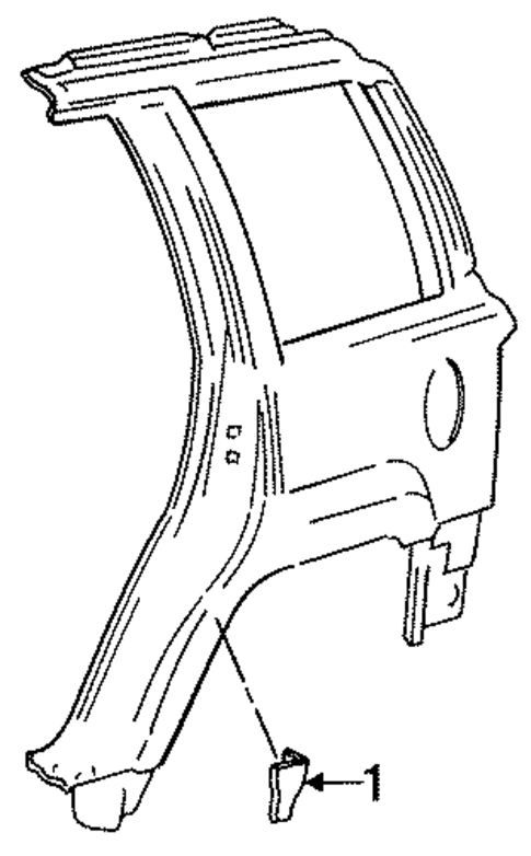 Grand Cherokee EXTERIOR TRIM - QUARTER PANEL