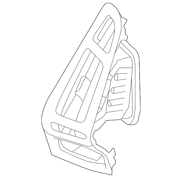 CV6Z-19893-GA Деталь VENT LOUVER, LEFT