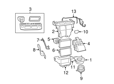 HVAC/Auxiliary Heater & AC for 2012 Dodge Grand Caravan #3