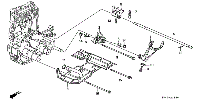 TRANSMISSION - AUTOMATIC/AT ATF STRAINER (V6) for 1997 Honda ACCORD SEDAN #1
