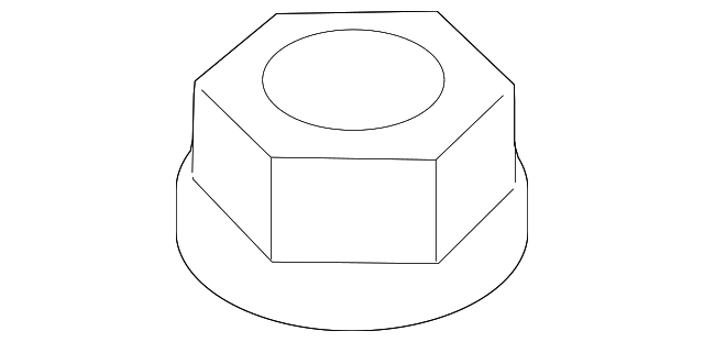 -W715409-S440 Деталь STRUT MOUNT NUT, LEFT