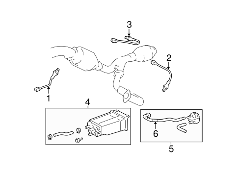 EMISSION SYSTEM/EMISSION COMPONENTS for 2007 Toyota 4Runner #1