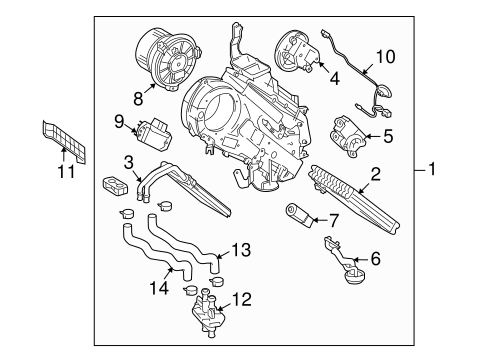 HVAC/AUXILIARY HEATER & AC for 2008 Toyota Sequoia #3