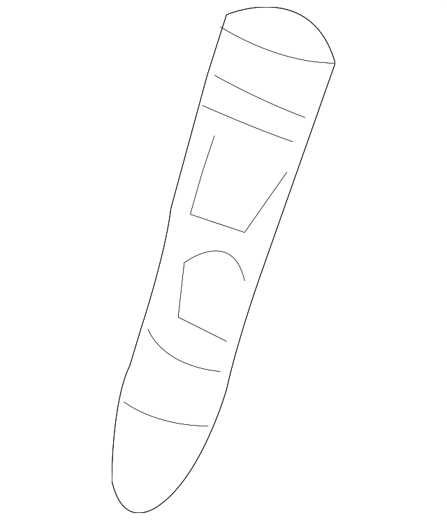 HJQ100280 Деталь HEADREST GUIDE, RIGHT