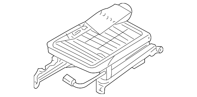 HFB000370 Деталь SEAT FRAME, LEFT